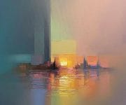 Abstract oil cityscapes by jason anderson 2