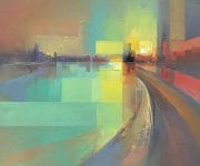 Abstract oil cityscapes by jason anderson 5