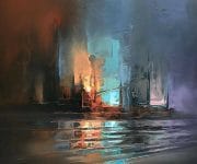 Abstract oil cityscapes by jason anderson 9