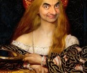 Mr Bean photo manipulation