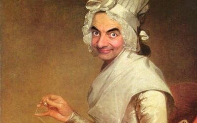 Photo manipulation: Mr Bean inserted into historical paintings