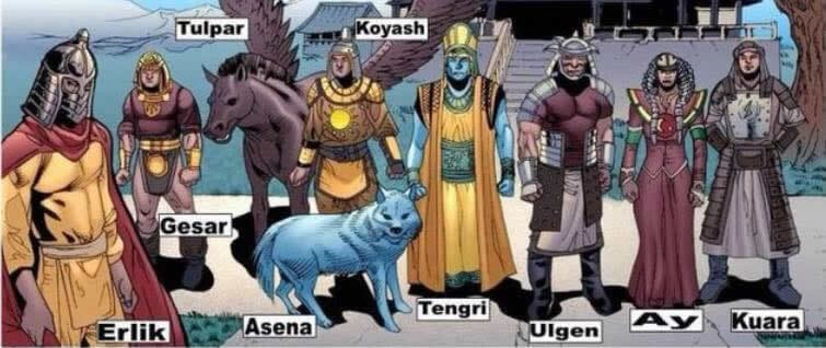 Tanger-Mongolian Gods