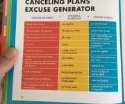 Introvert excuse generator